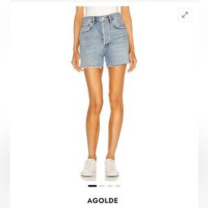 Like New- AGOLDE Dee Super High Rise Denim Short Size 26